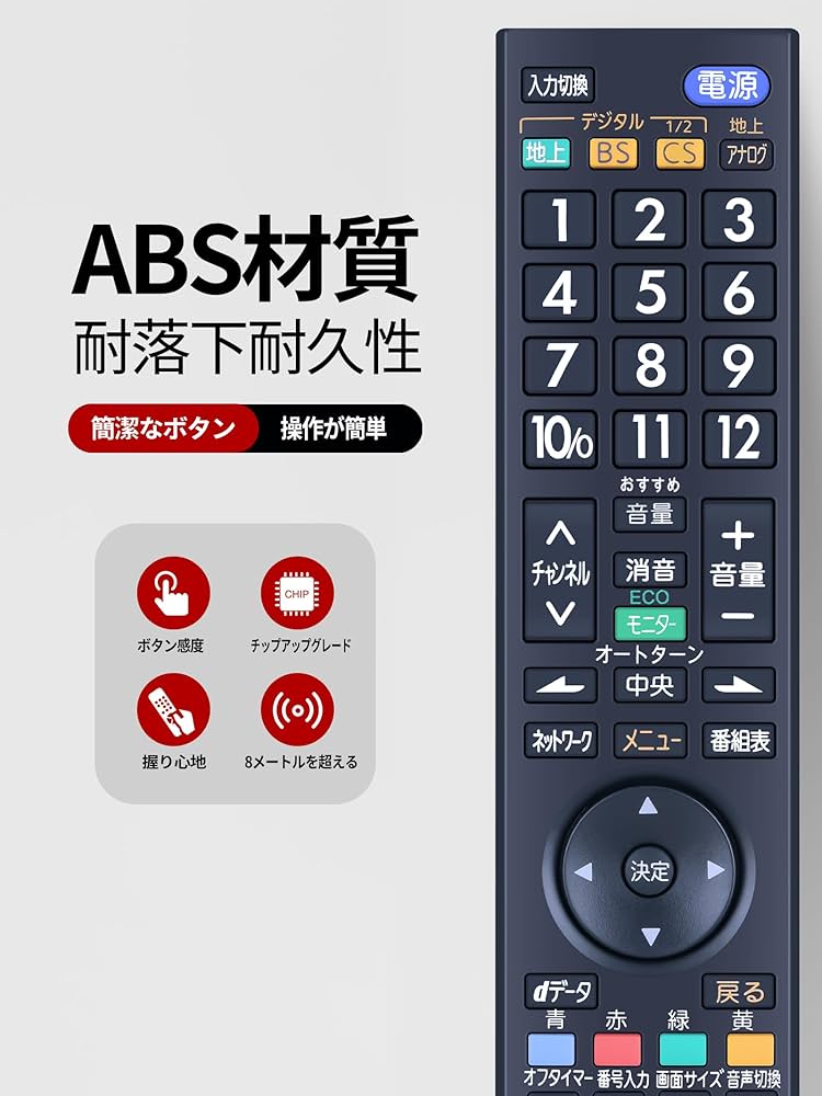 送料無料 未使用 三菱電機 純正液晶 テレビリモコン 4台 RL18904